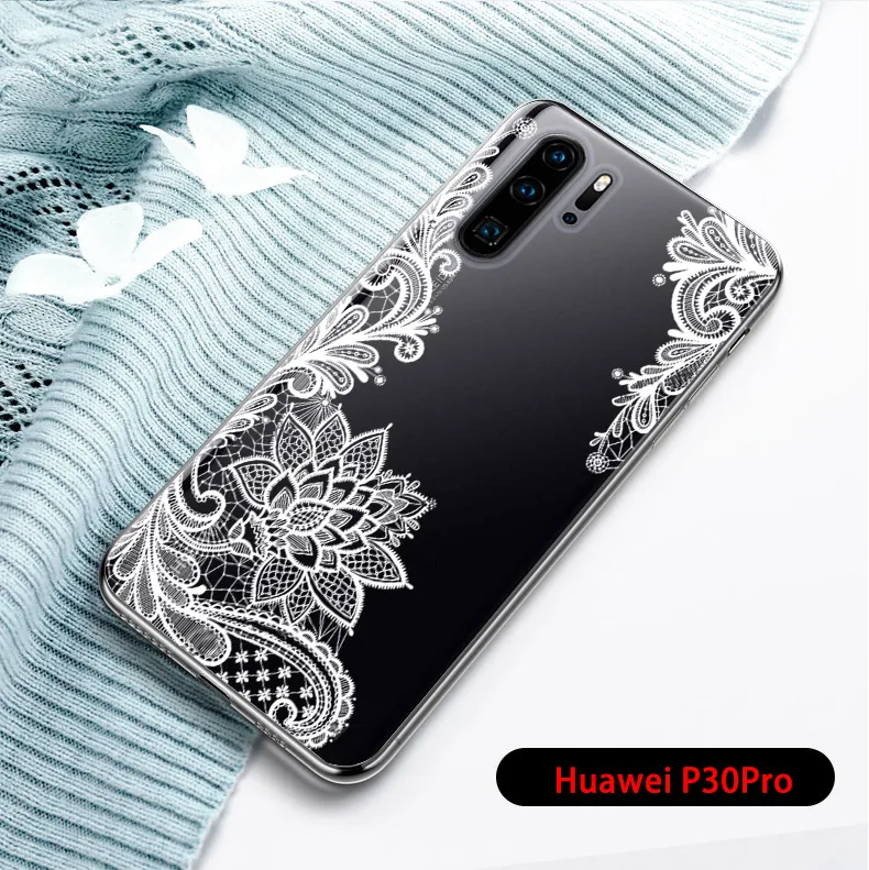 Популярный чехол для huawei P30 Pro Чехол прохладный с принтом из силикона мягкий ТПУ