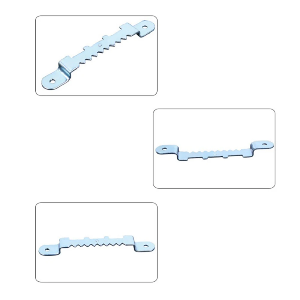 10 шт. крючки для зуба пилы с двойным отверстием Премиум Металлические прочные