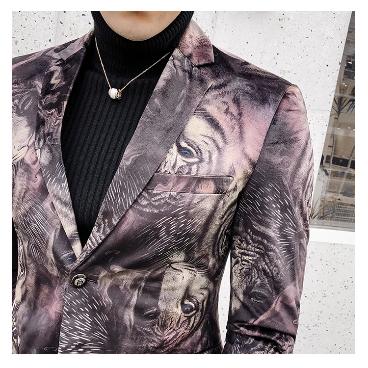 Роскошный Блейзер для мужчин новинка европейский размер вечеринки выпускного