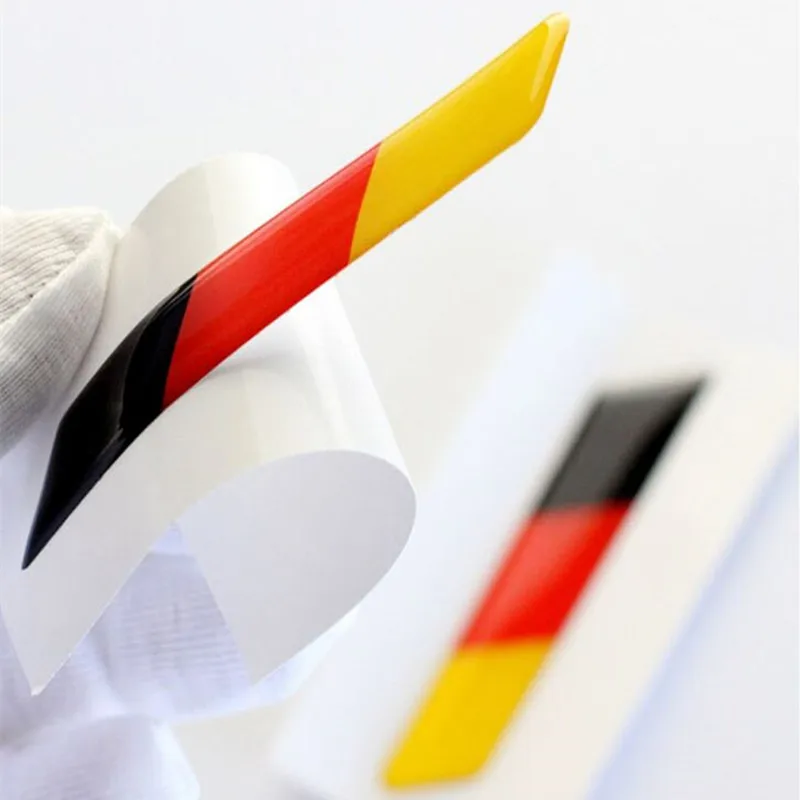 2 шт. 3D Флаг Германии значок эмблема подъемный ключ ручка сиденье вставка