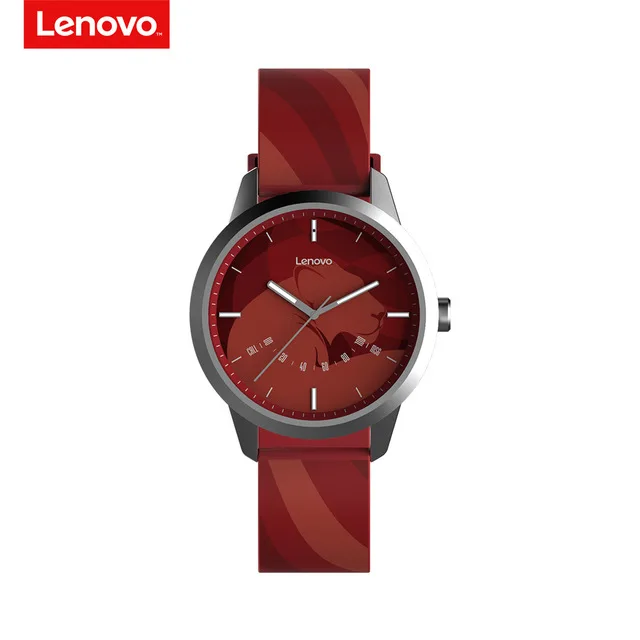 Leo red Lenovo Watch 9 Смарт-часы Созвездие серии 5ATM водонепроницаемый стальной корпус светящийся указатель фитнес-трекер шагомер калории - Цвет: Leo red