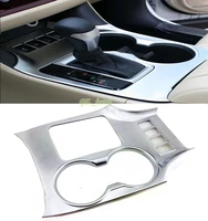 abs chrome matt water cup glass decoration trim cover 1pcs for toyota highlander 2014 2016