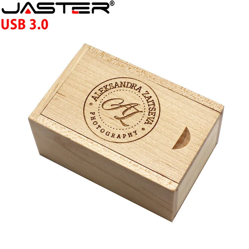 JASTER USB 3,0, логотип клиента, стеклянная бутылочка, пробка, USB+ деревянная коробка, флешка, 4 ГБ, 8 ГБ, 16 ГБ, 32 ГБ, 64 ГБ, свадебный подарок