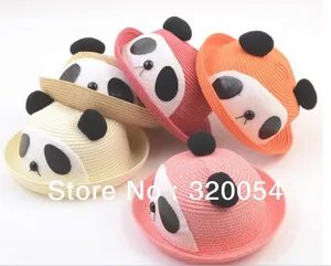 1 шт., 2016 Новая летняя соломенная шляпа, для детей, с изображением 