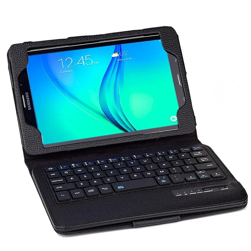 CucKooDo ультратонкий съемный кожаный чехол с Bluetooth клавиатурой для Samsung Tab A 8 0