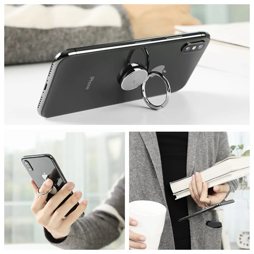Floveme 2018 New палец Автомобильный держатель чехол на айфон 6 6s Plus Case 180 градусов
