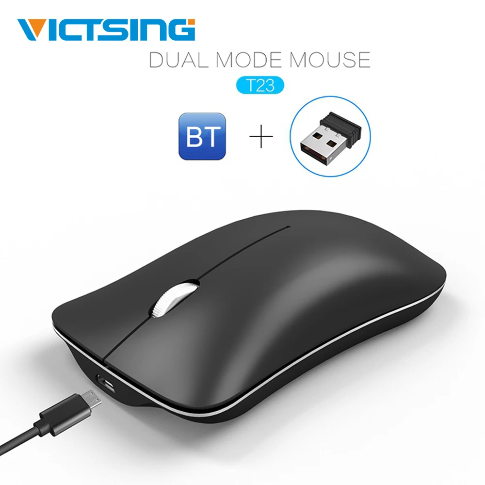 VicTsing XR446 беспроводная мышь с Bluetooth эргономичные вертикальные мыши 2 4 ГГц