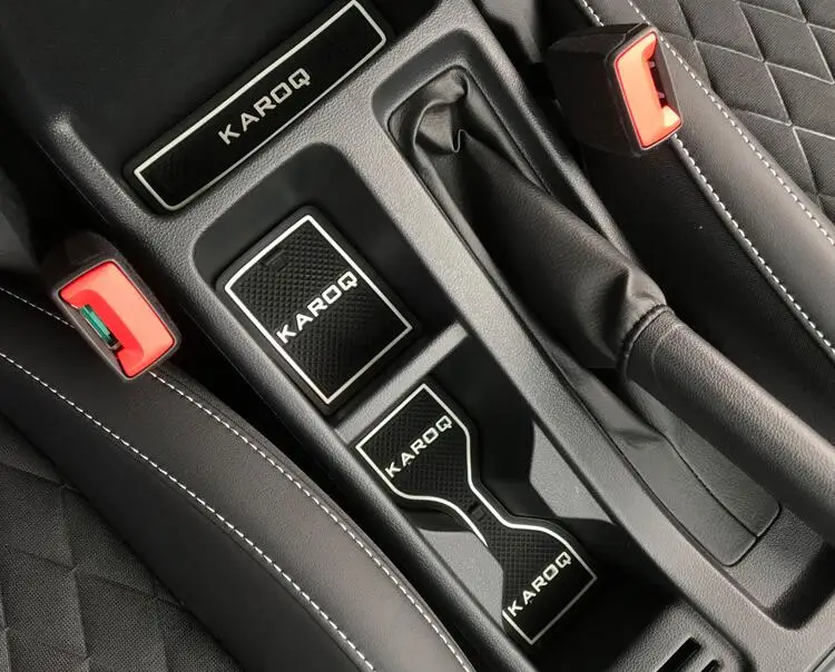 AOSRRUN силиконовые дверные подушки для подушки и подушки для амортизации автомобильные аксессуары чехол для Skoda Karoq