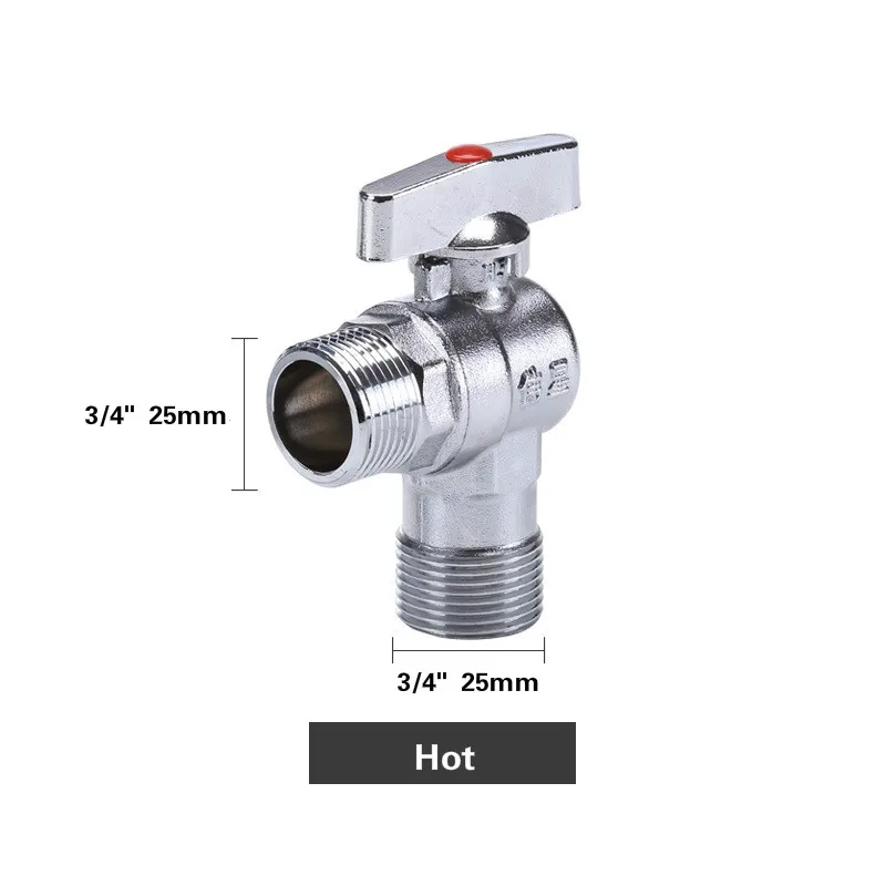 Газовый настенный бойлер с большим потоком угловой клапан изоляционный G3/4 дюйма