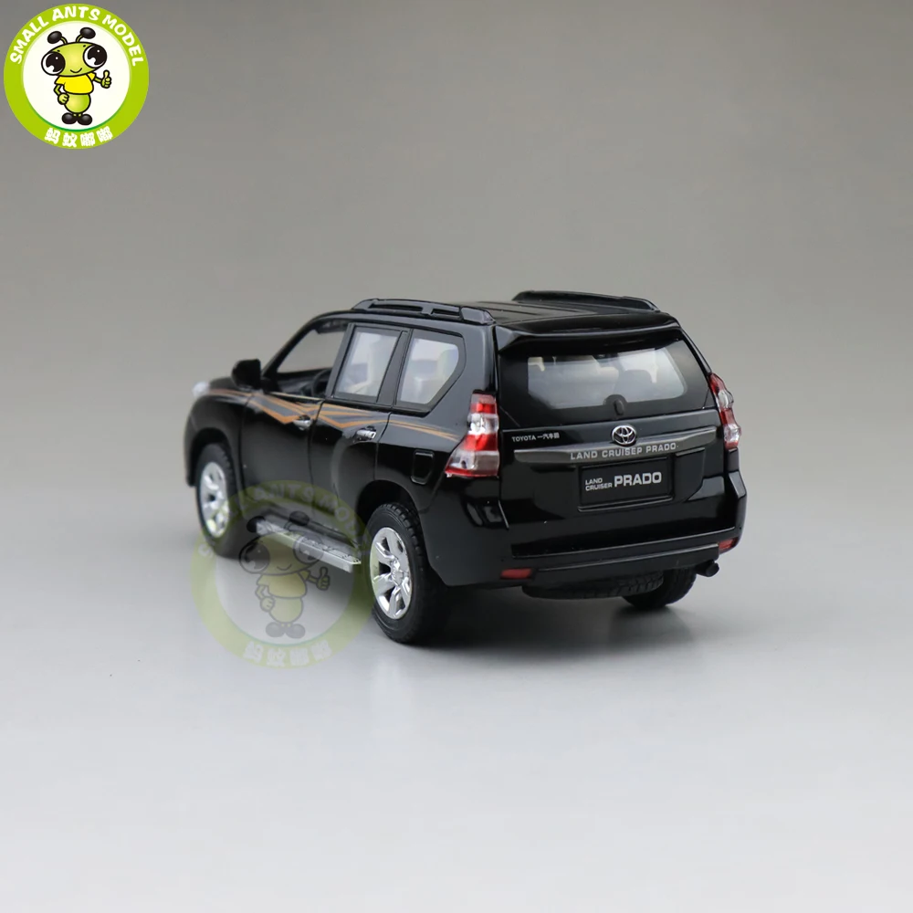 1/32 Land Cruiser Prado литая под давлением модель автомобиля SUV игрушки для детей Детское звуковое освещение Вытяните назад подарки коллекция хобби