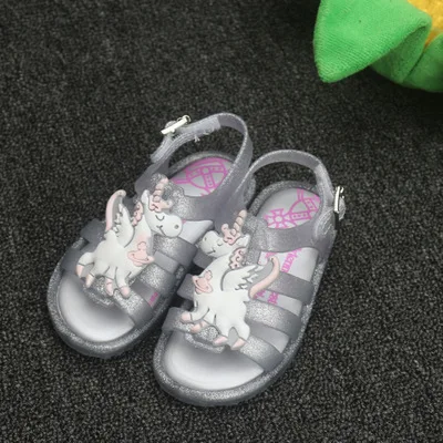 as picture Mini Melissa/бразильские римские сандалии; сандалии для мальчиков и девочек; прозрачная обувь; сандалии; детская обувь; римская Мелисса; полая дышащая обувь - Цвет: as picture