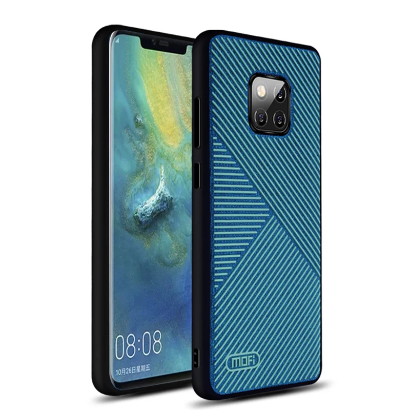 for huawei mate 20 Pro Case Cover MOFI Silicone Stripe Back 20pro Antiskid Epoxy Full |