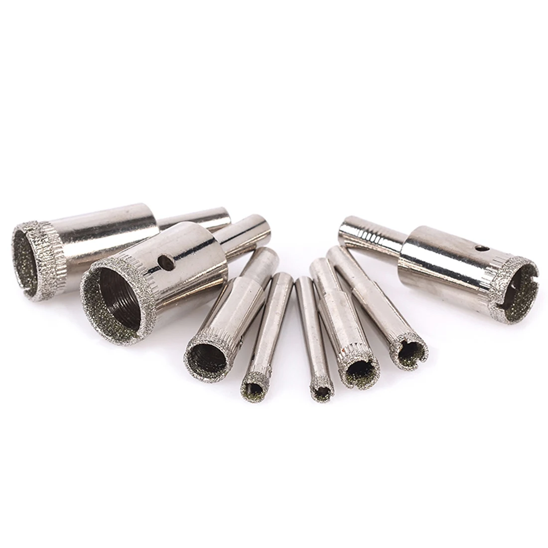 

Buddha beads round grinding machine 10Pcs 3-13MM Diamond Coated Core Hole Saw Drill Bits For Tiles Marble Glass Granite Drilling