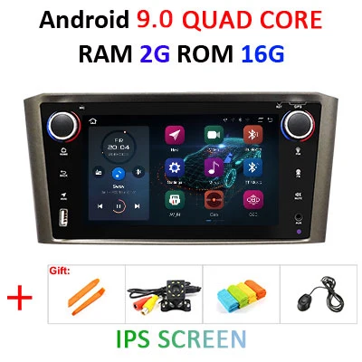 9.0 2G 16G IPS DSP ips 4G 64G 8 ядерный Android 9,0 автомобильный навигатор для Toyota Avensis T25 2002-2008 gps стерео аудио радио без dvd плеера - Цвет: 9.0 2G 16G IPS