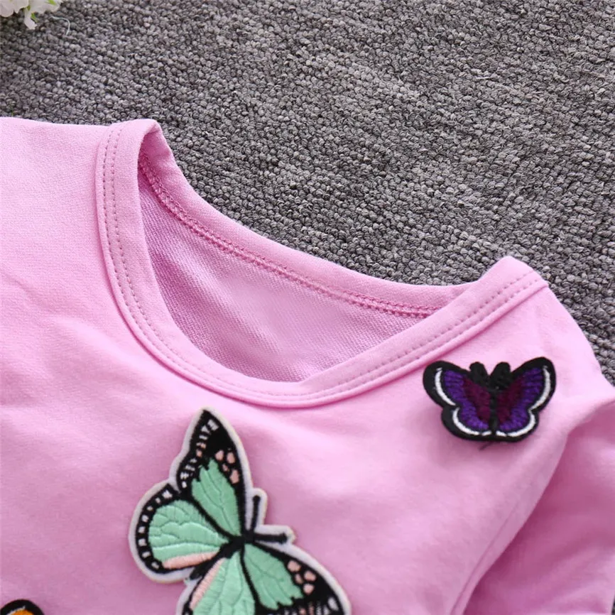 2018 комплект одежды принцессы для младенцев одежда маленьких девочек футболка с