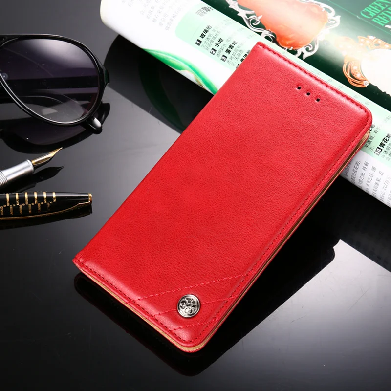 Чехол для huawei Y5 2017 чехол s Coque Роскошный кожаный чехол-книжка в стиле ретро Y6
