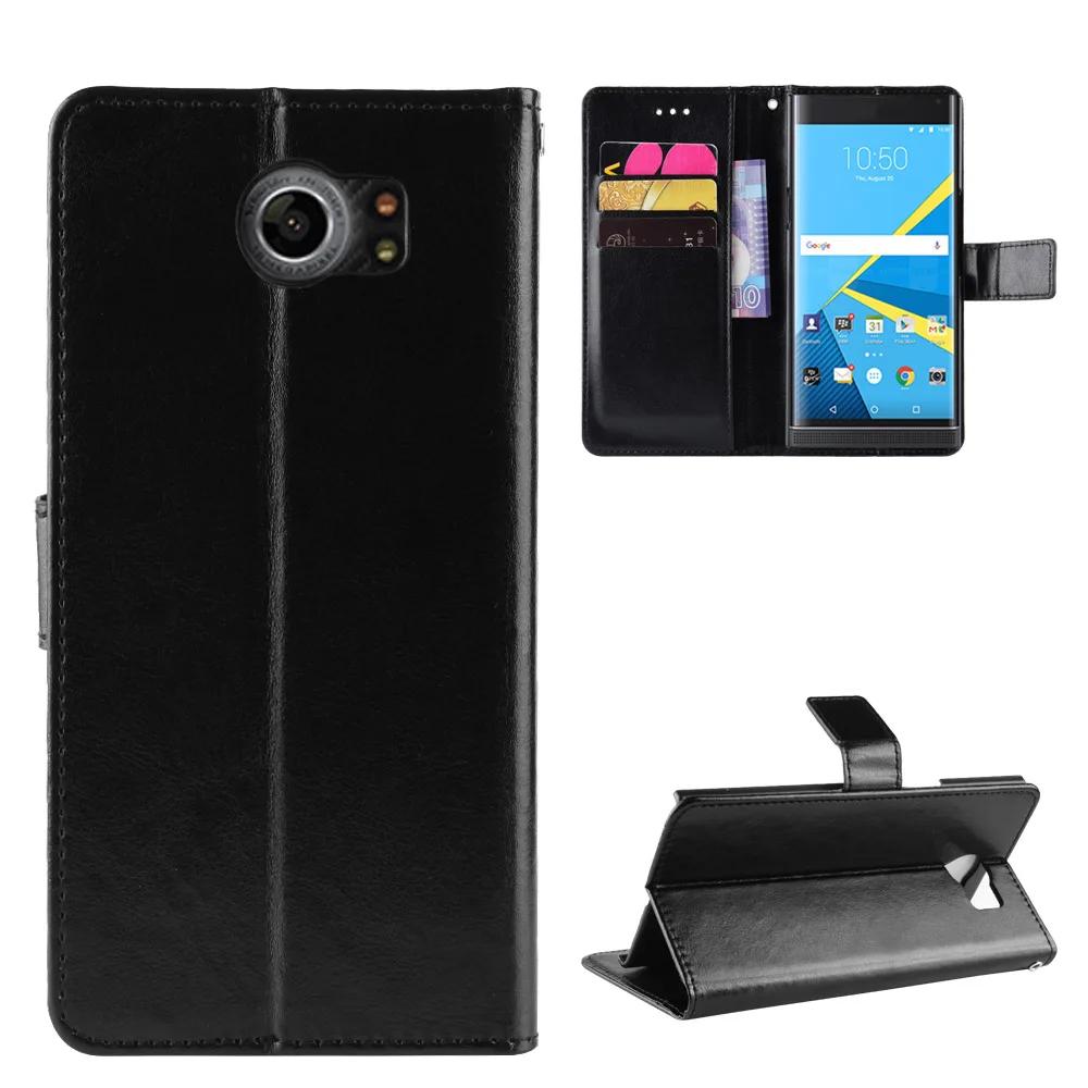 Flip Case For BlackBerry Priv Wallet PU Leather Cover |