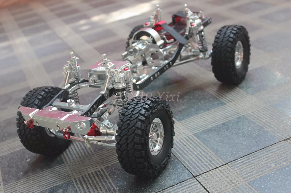 Полный ЧПУ углерода луч высоко completed рамки сплава мост 1/10 RC автомобилей осевой SCX10 D90 гусеничный DIY