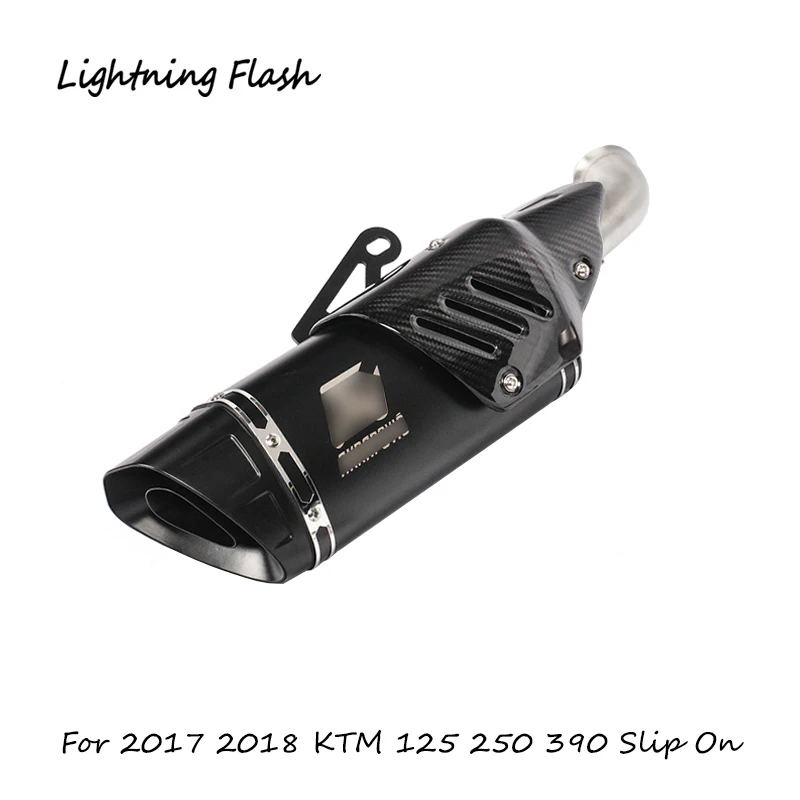 Для KTM 125 250 390 выхлопная труба без шнуровки Duke 125 250 390 RC390 мотоцикл 51 мм средняя труба хвост спасательный модифицированный