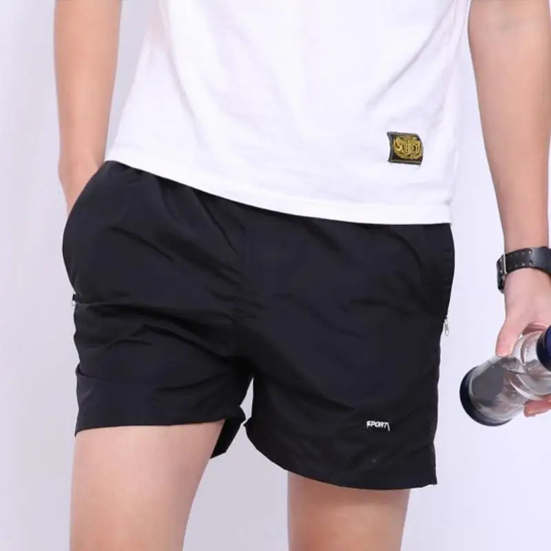 Летние пляжные мужские однотонные шорты-Карго повседневные брюки | Мужская