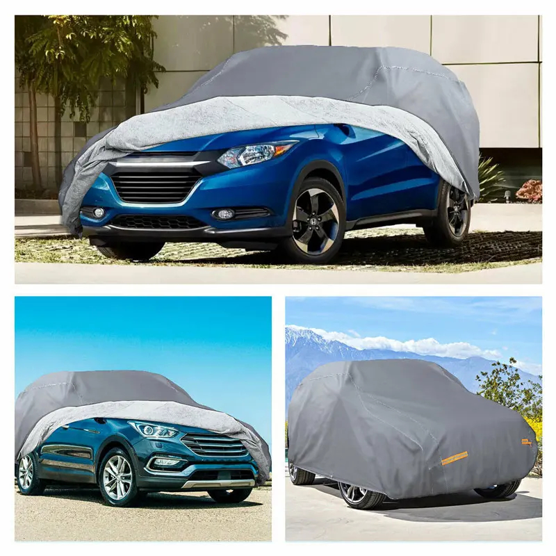 

Full Car Cover Waterproof Sun UV Snow Rain Resistant All Weather Protection US L:210" x W:75" x H:47