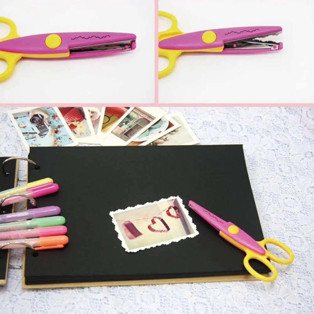 Postmark 1 шт. ручной работы DIY фотоальбом Laciness ножницы металл пластик Скрапбукинг фото цвета ножницы бумага кружево Дневник украшения r20 - Цвет: Postmark