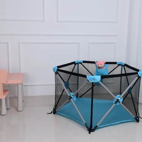 Детский манеж piscina de bolas para bebes дети одна кнопка складной портативный манеж cabane enfant barrera ballenbak 144*72 см