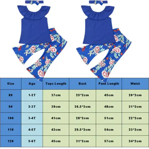 Лидер продаж Детская футболка для маленьких девочек топ + штаны с вырезами