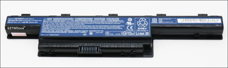 Sztwdone AS10D31 ноутбук Батарея для ACER V3-471G V3-551G V3-571G V3-771G E1-421 E1-431 E1-471 E1-531 AS10D41 AS10D51 AS10D61