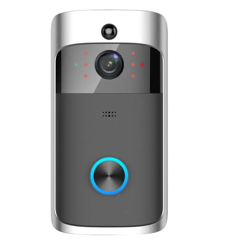 WiFi 720P видео дверной звонок Домофон безопасности домофон датчик движения ночного видения дистанционный дверной звонок Мониторинг системы домашней безопасности