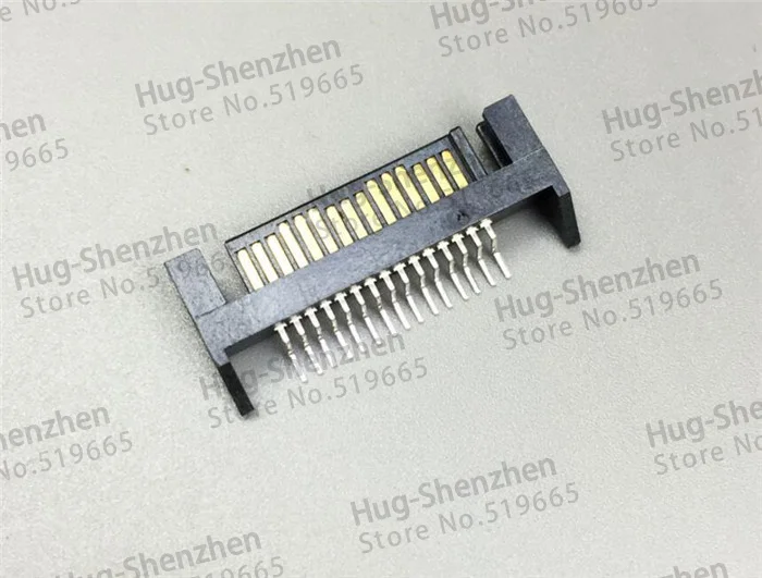 Высококачественный разъем питания SATA SMD 15pin 10 шт. драйвер SATA/SSD/разъем вентилятора
