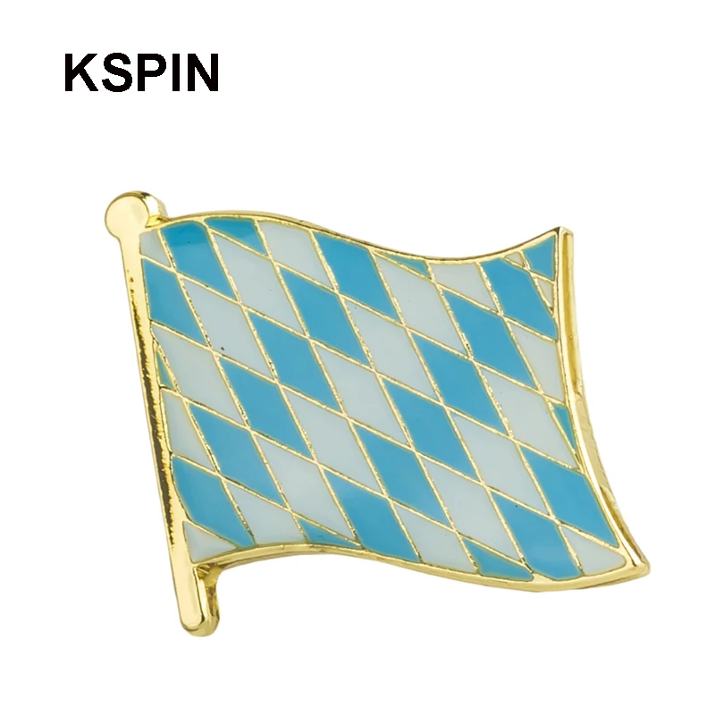 Металлический значок Рейнланд Пфальц значки с немецким флагом для одежды кнопки