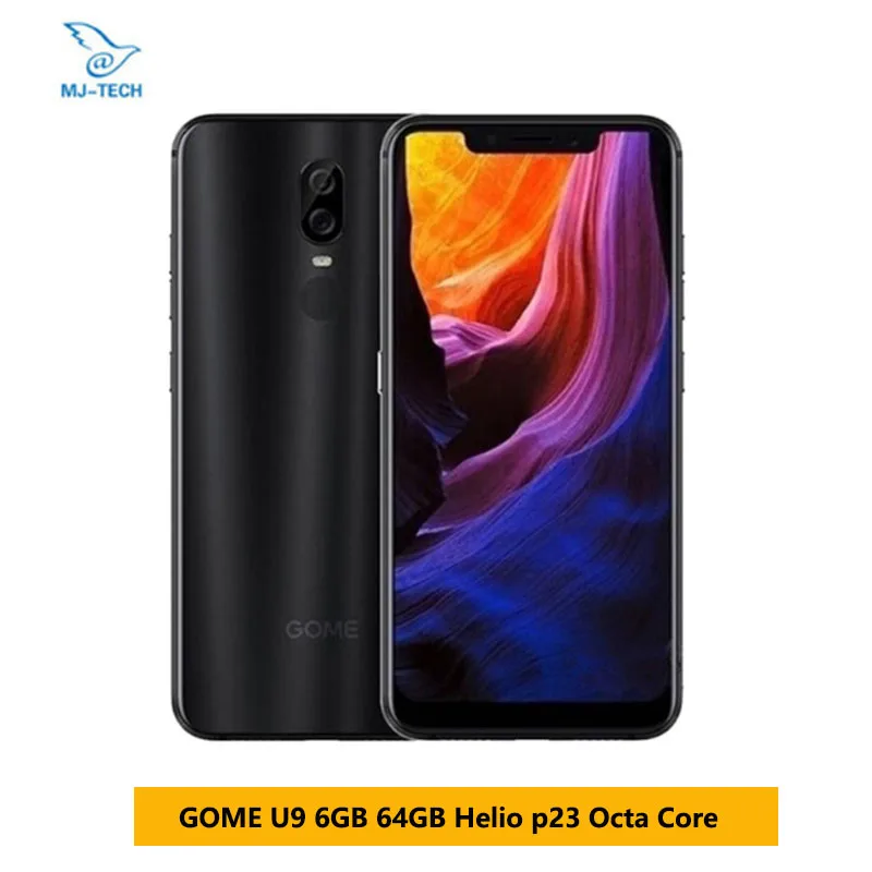 Мобильный телефон GOME U9 6 ГБ 64 Гб 18 &quotMTK Helio P23 Android 8 1 Быстрая зарядка Голосовая