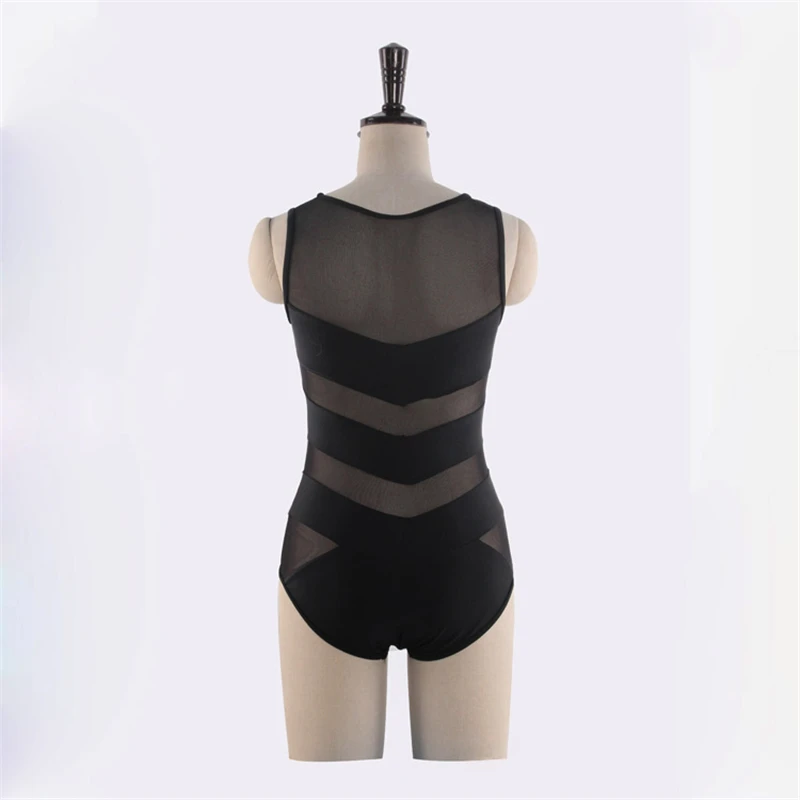 S-3XL Женщины Цельный Купальник Плюс размер Купальники Сетки Высокая Шея Купальный