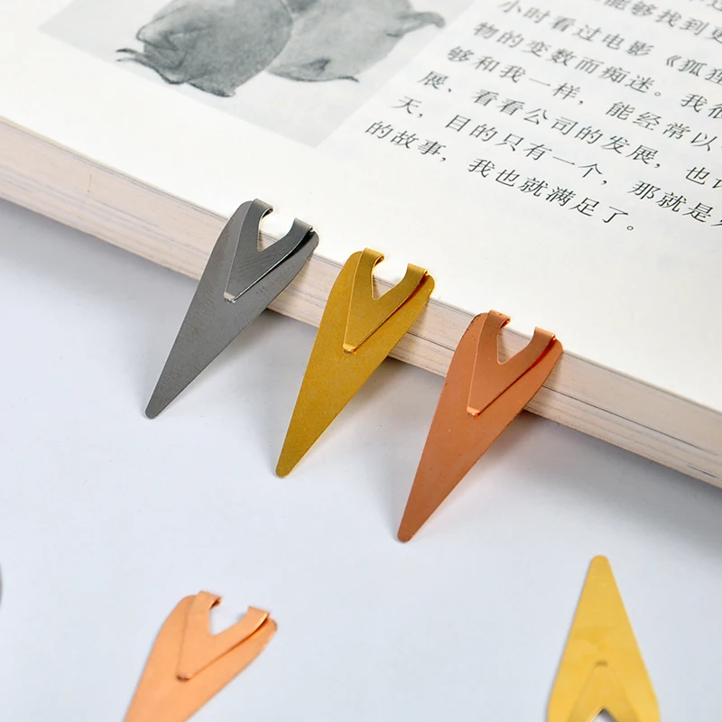 5 шт. в кратком стиле металлические розовые Золотые Закладки для книги Kawaii канцелярские материалы Эсколар скрепки для страниц закладки подарок для ребенка