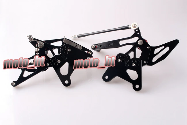 Регулируемая подножка GZYF для Kawasaki Ninja ZX636 2005 2006 черная подножка|foot pegs footrest|adjustable