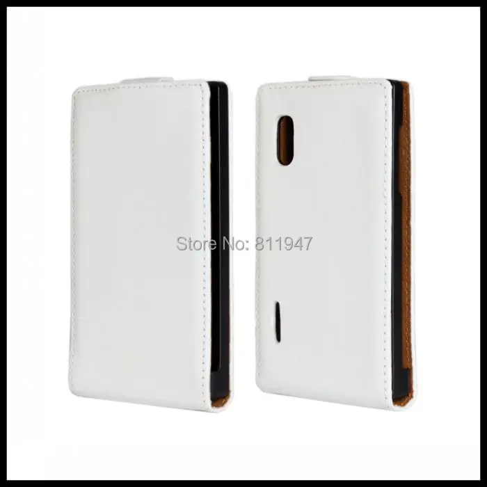 Защитные Чехлы чехол для LG Optimus L5 E610 E612 L 5 откидной Чехол телефона кожаный
