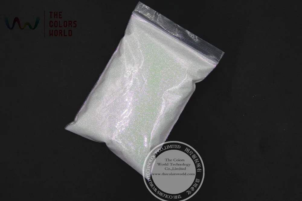 TCR325 белый цвет с переливающимся фиолетовым блеском в форме Шестиугольника 0 2 мм