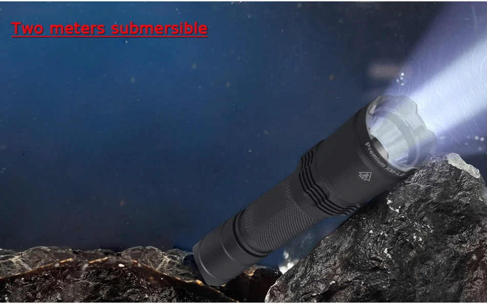 Светодиодный тактический фонарь XM-L2 аккумуляторная 18650 или 2* CR123A 100 часов 2 метров водонепроницаемый оружие Свет для спецназ