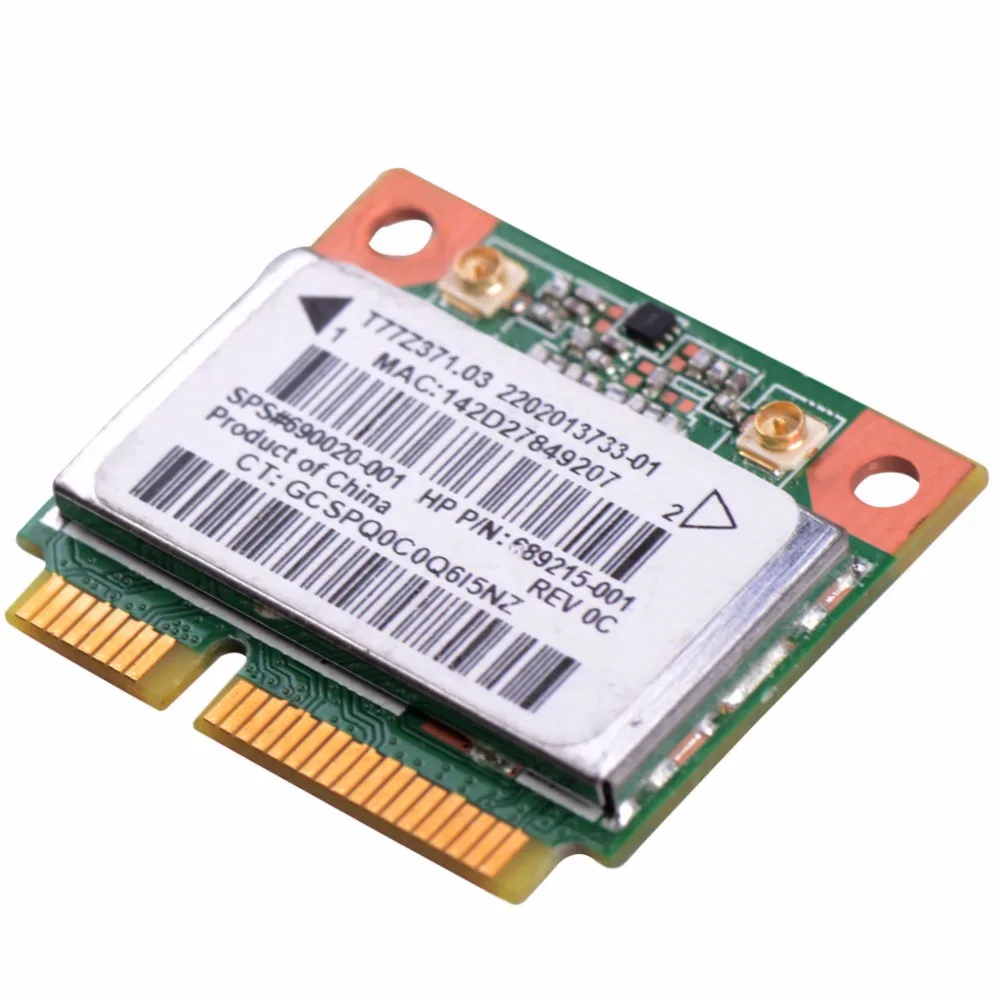 Сетевая карта для ноутбука WiFi Беспроводная Bluetooth RT3290 690020 001 подходит HP Pavilion
