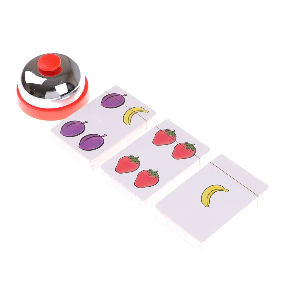 1 Набор Halli Galli настольная игра 2-6 игроков карты игра для вечерние, легко играть с друзьями семьи