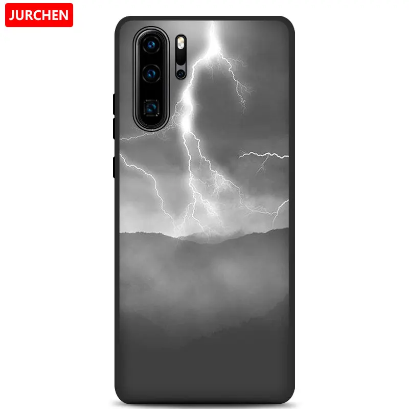 16 Чехол для телефона JURCHEN для huawei P30 Pro, чехол для huawei P30, чехол из ТПУ с рисунком, силиконовая Мягкая задняя крышка для huawei P30 P30Pro, чехол - Цвет: 16