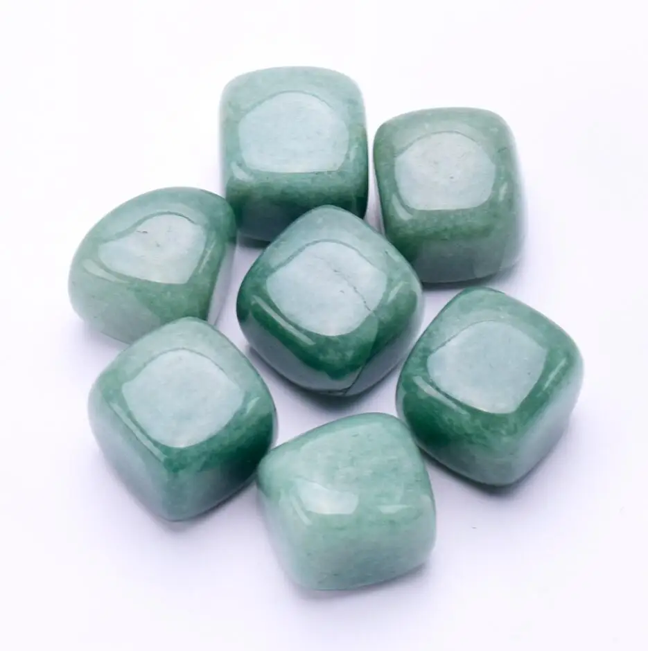 green aventurine 7 шт. декоративная галька для сада, большой размер, натуральный камень, Цветной Камень Чакра, минеральный кристалл, исцеляющий Декор - Цвет: green aventurine