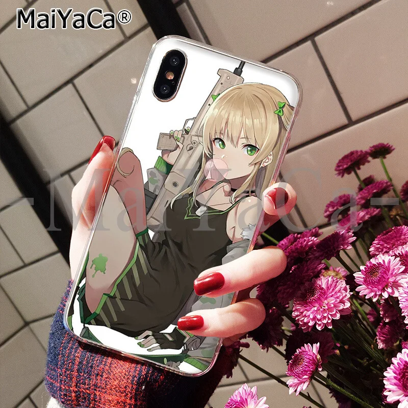 MaiYaCa сексуальный мультфильм аниме kawaii Девушка кошка ТПУ чехол для телефона оболочка для Apple iPhone 8 7 6 6S Plus X XS MAX 5 5S SE XR