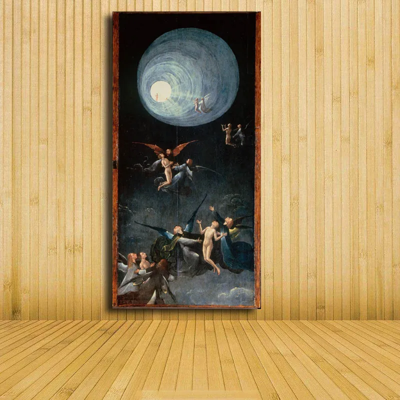 261 Сад земного восхищения и преисподней от Hieronymus Bosch, Картина на холсте, настенные художественные картины для гостиной, Куадрос, домашний декор - Цвет: 261