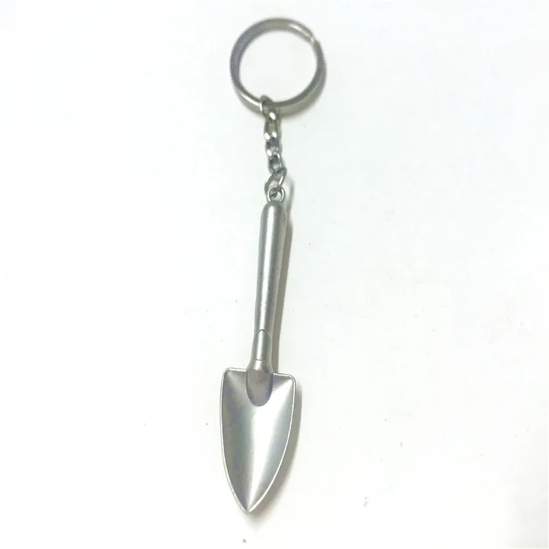 Брелок для ключей креативный мини металлический инструмент имитации совок