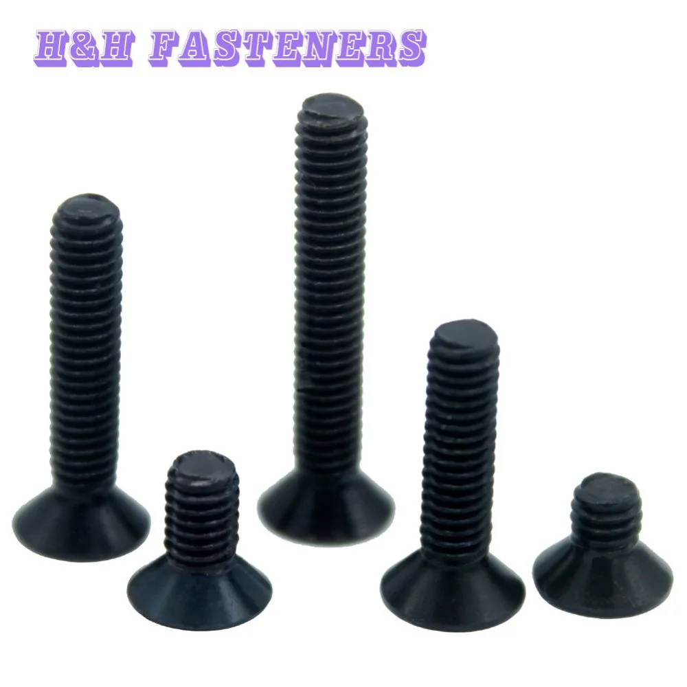 M2 (диаметр резьбы. 2 мм) гнездо из углеродистой стали с плоской головкой винт