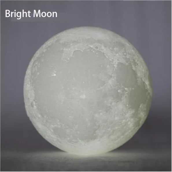 

The moon light by 3D printing, with Touch-Sensing Switch Night Lamp with 8/20cm Diameter ,PLA material,freeshipping