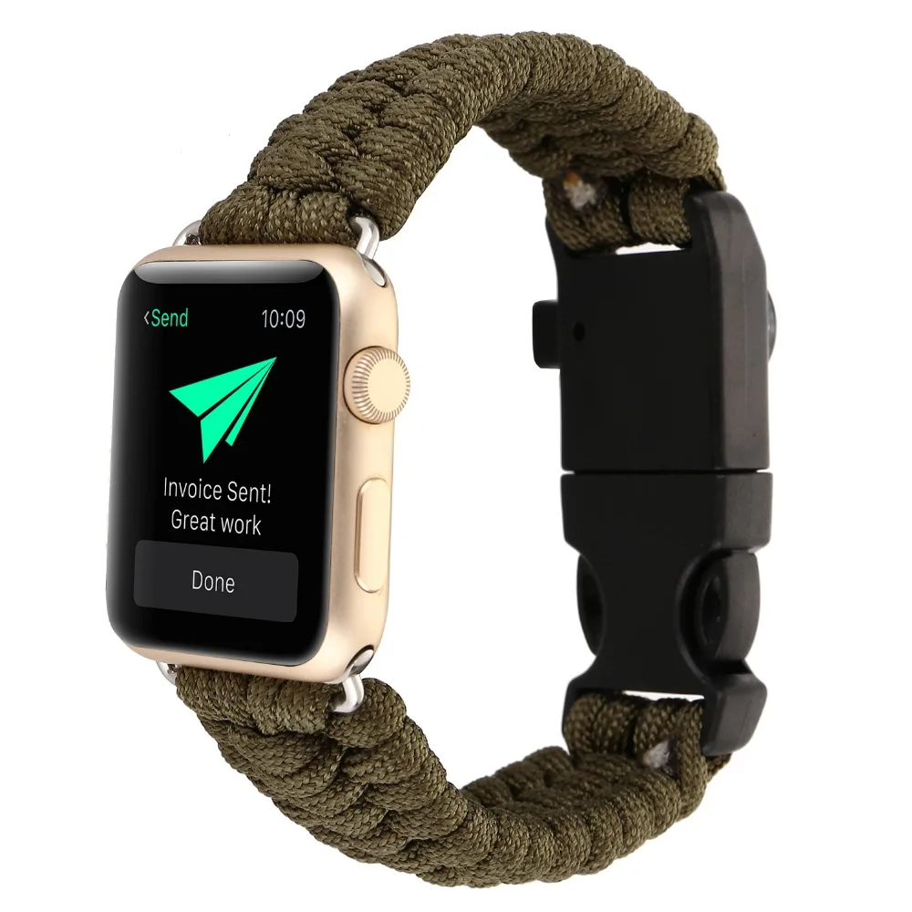 Тканый Шнур для Apple Watch ремешок iwatch 42 мм 38 | Наручные часы