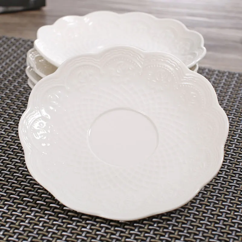 Высокое качество современный стиль костяной фарфор Фотофон и блюдце с